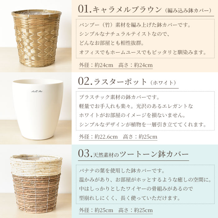 選べる鉢カバー